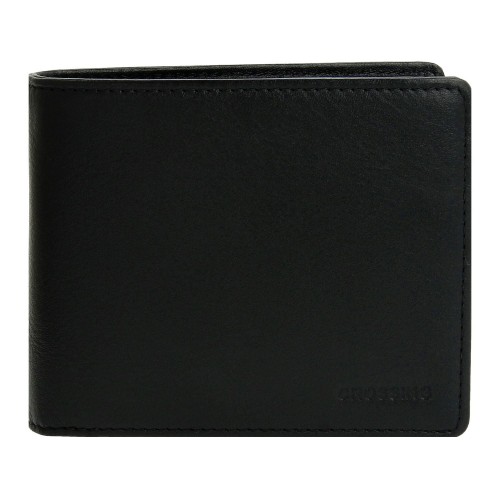 Crossing Prime Bi-Fold Leather Wallet With Flap [17 Card Slots]